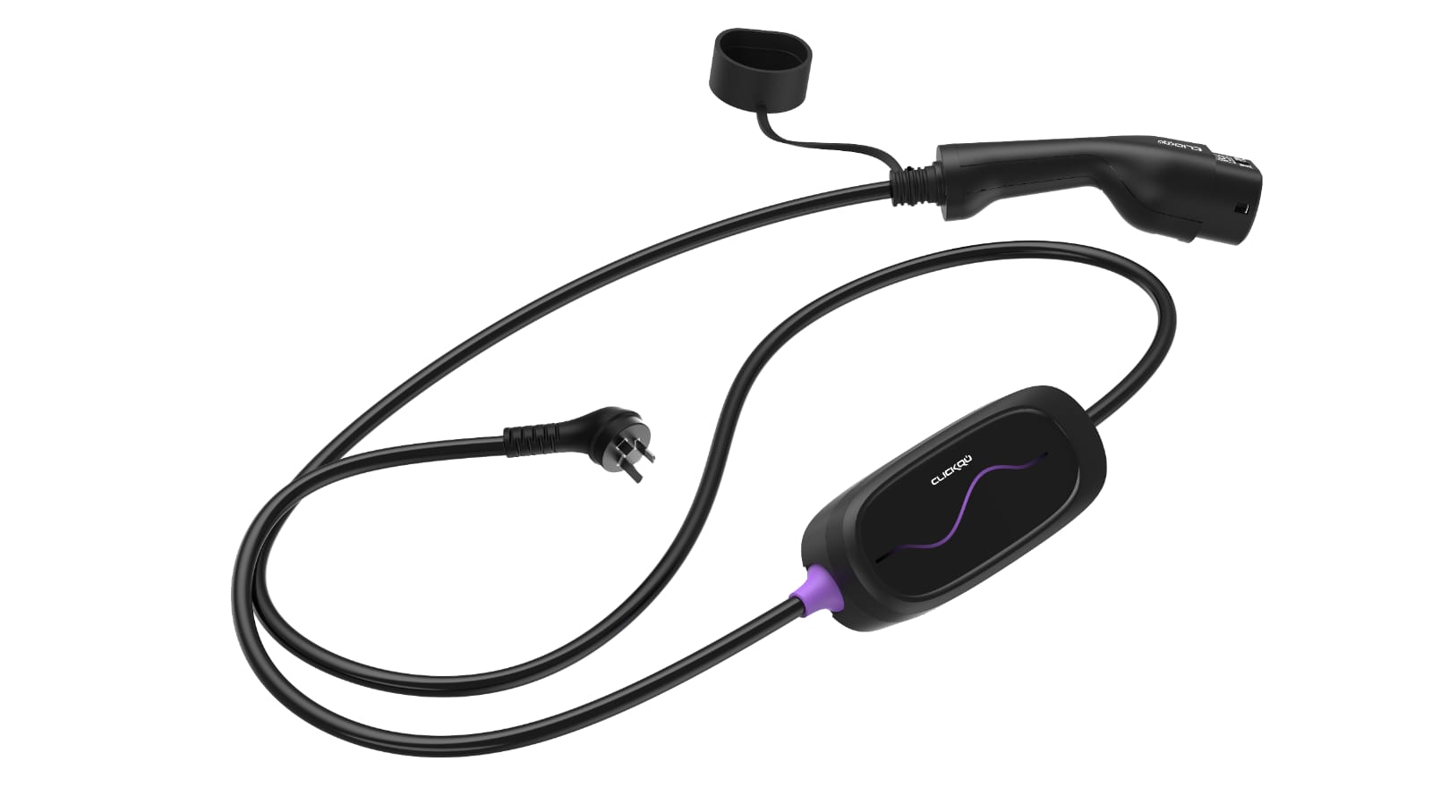 ClickQu - Type 2 15A Portable Charger - 7m Length