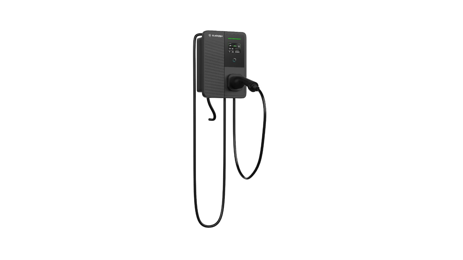 ClickQu 22kW AC Wall Charger - Three Phase - Tethered - With Screen